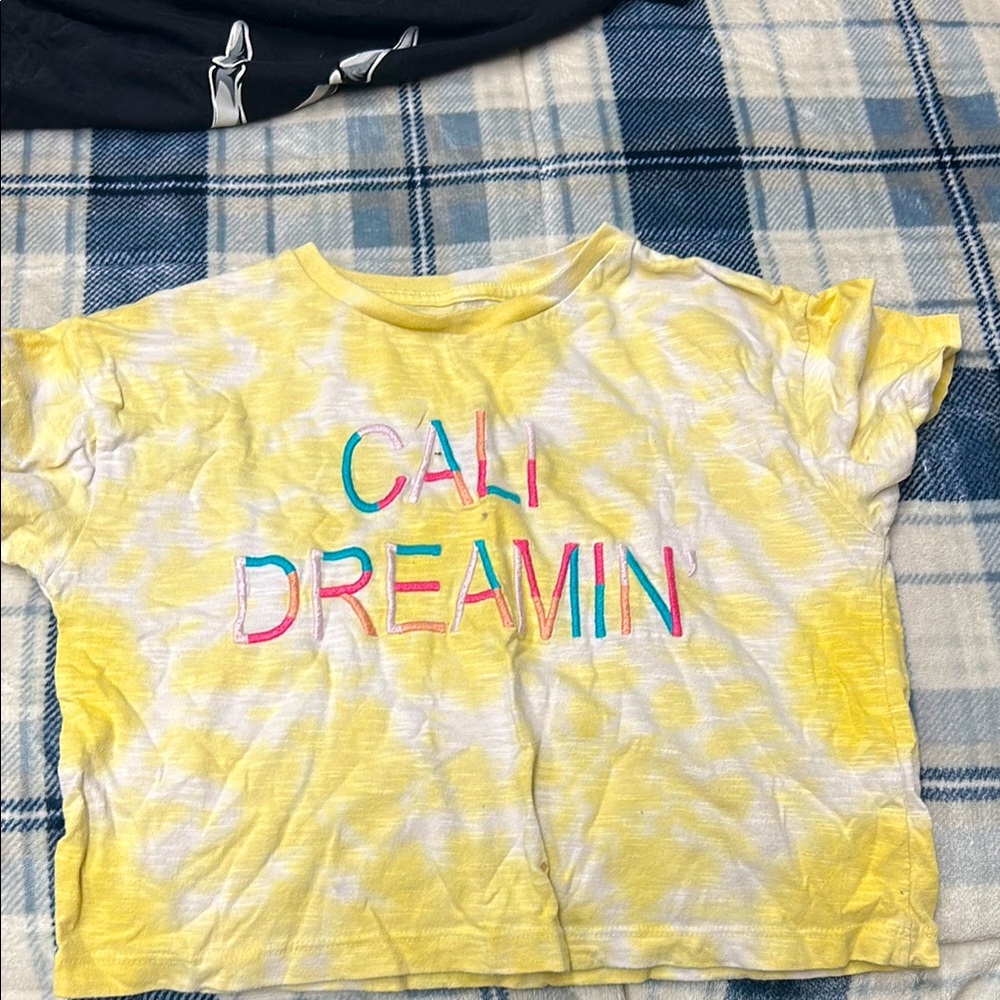 Yellow Cali Dreamin' Kids T-Shirt